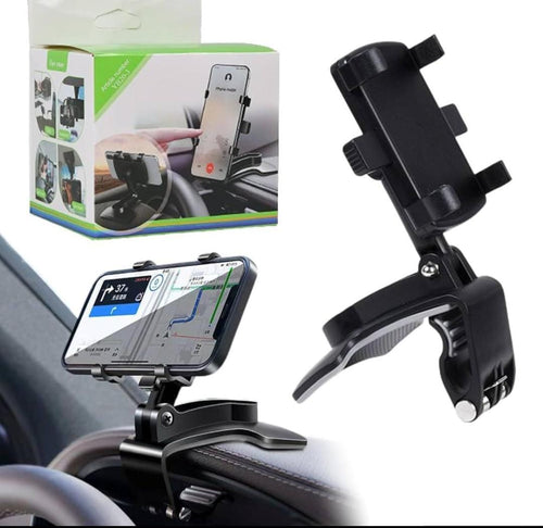 360° Rotatable Car Phone Holder – Dashboard Mount