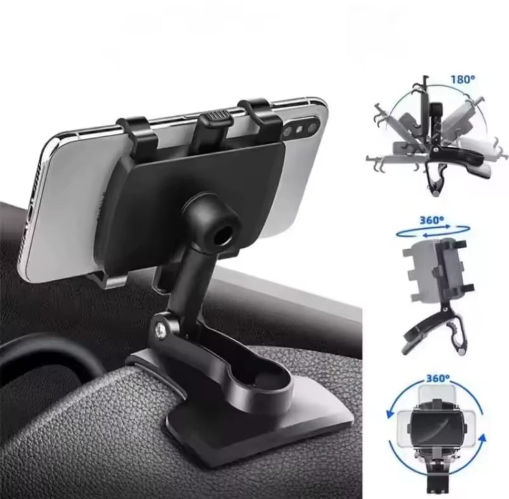 360° Rotatable Car Phone Holder – Dashboard Mount
