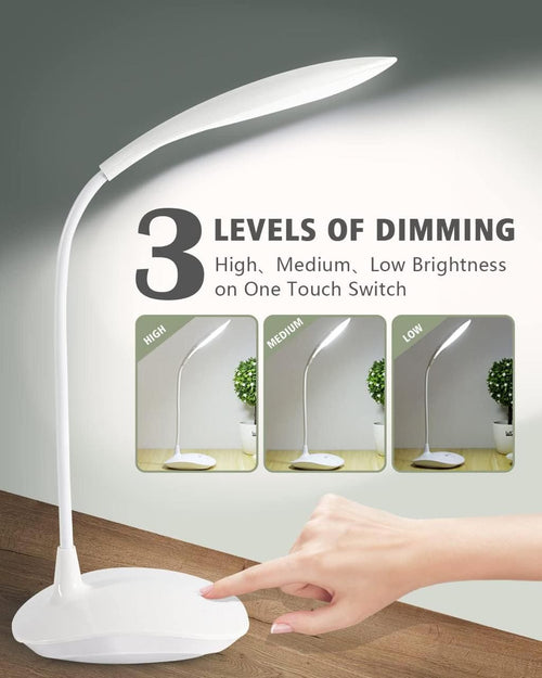 3-Level Dimmable LED Desk Lamp – Touch Control